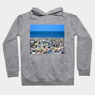 Seaside - Pebbles on the beach Hoodie